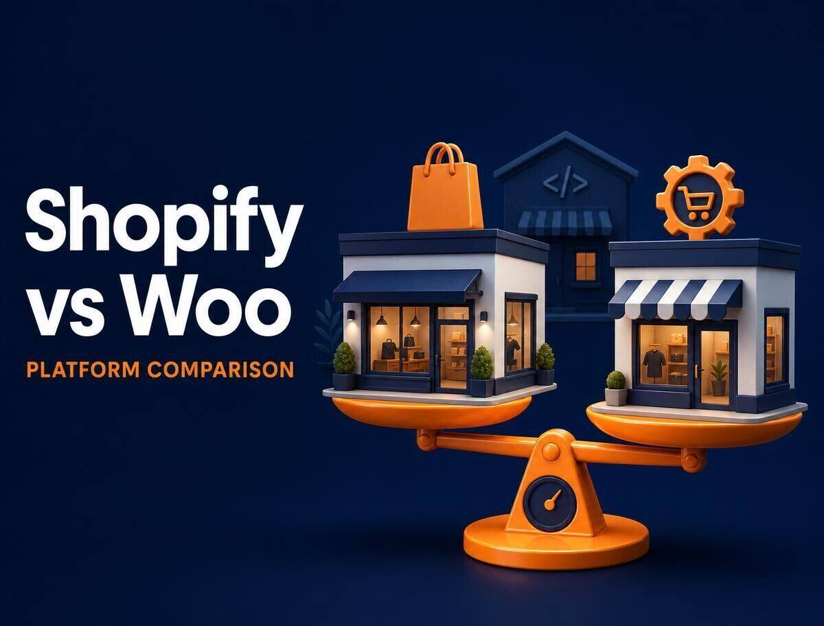 Bangladesh eCommerce platform comparison – Shopify, WooCommerce, custom caricature